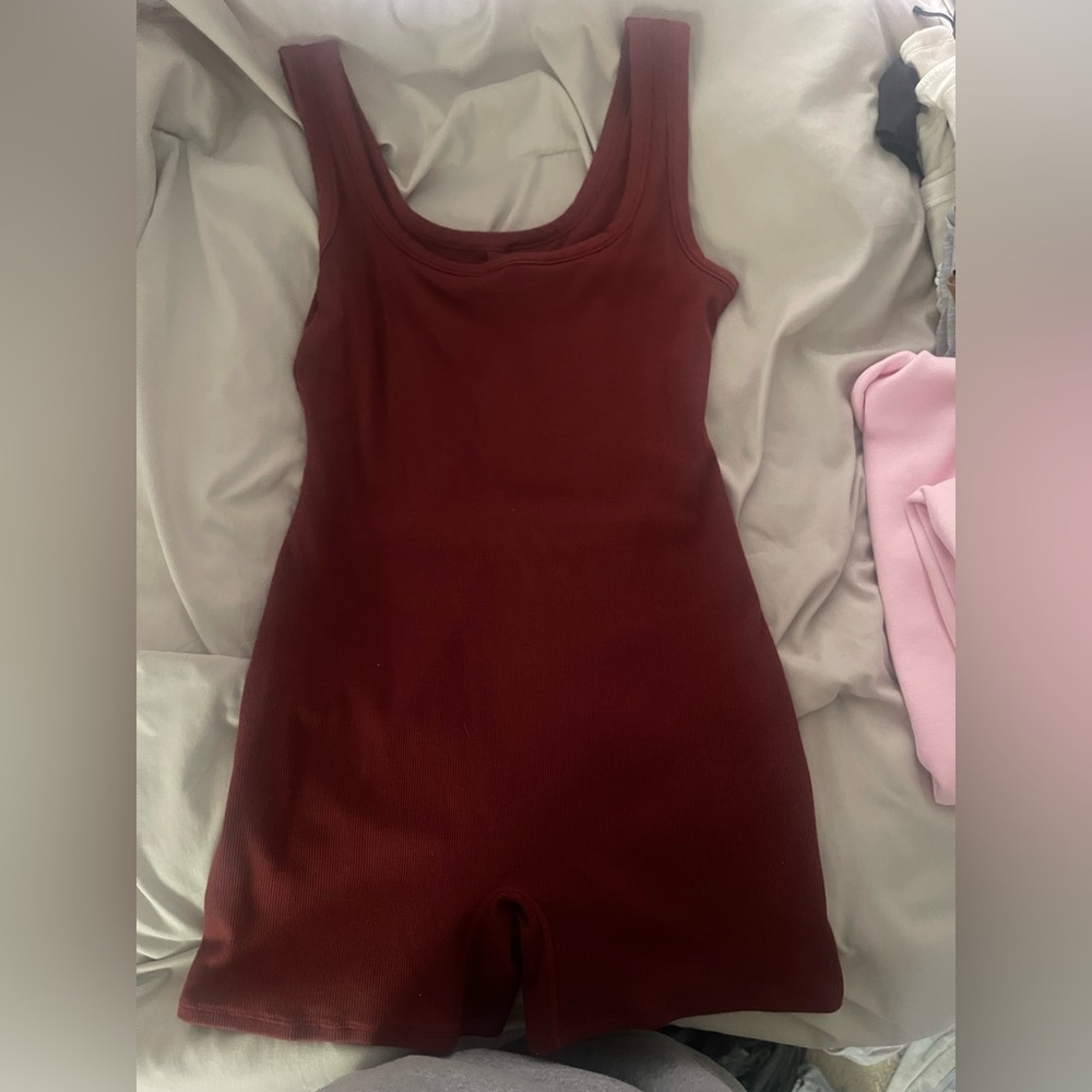 SKIMS Burnt Orange Bodysuit One Piece